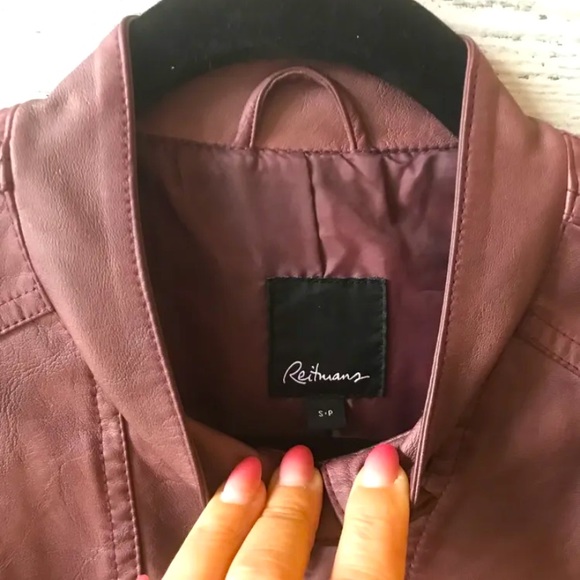 Like new! Leather Jacket from Reitmans • Size S - Picture 3 of 5